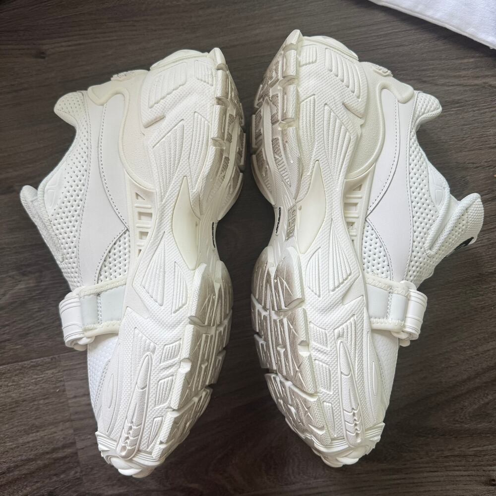 Off-White Glove Round Toe Sneakers Size 40/10 Chunky Authentic Designer - Picture 7 of 10